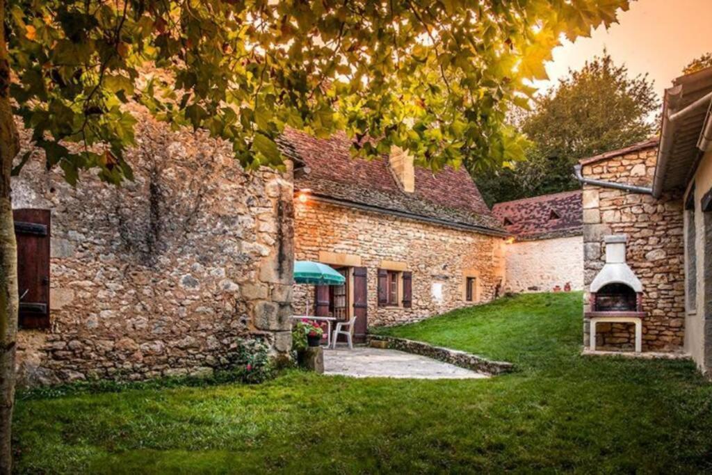Perigordian Cottage, Large Swimming Pool, Bbq Saint-Andre-d'Allas エクステリア 写真